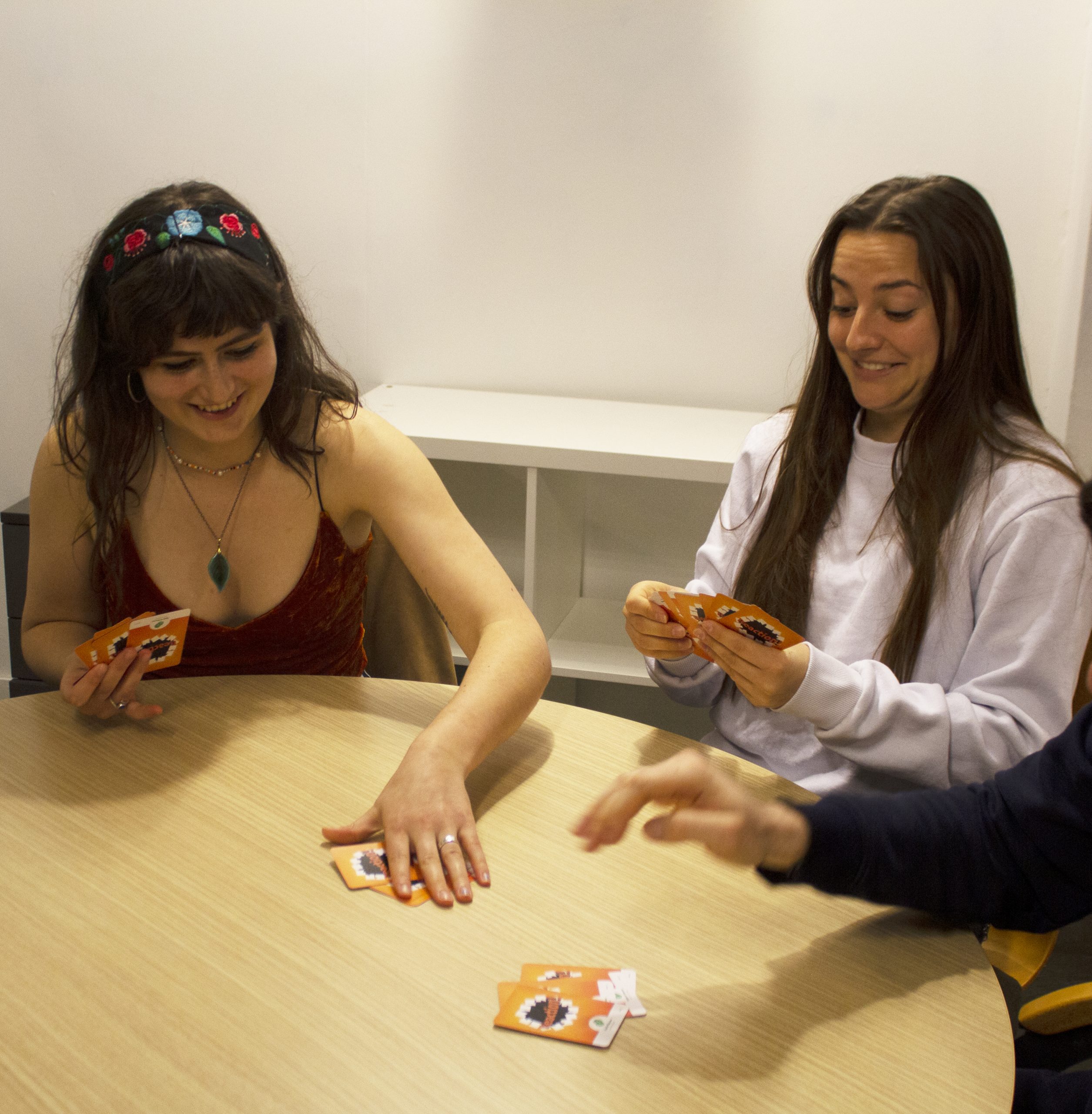 Ladies playing cards