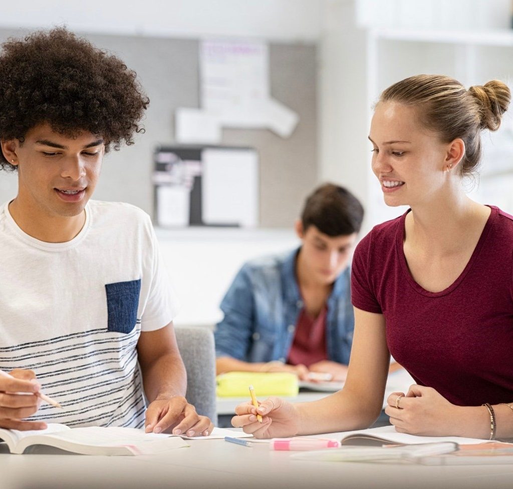 Students learning