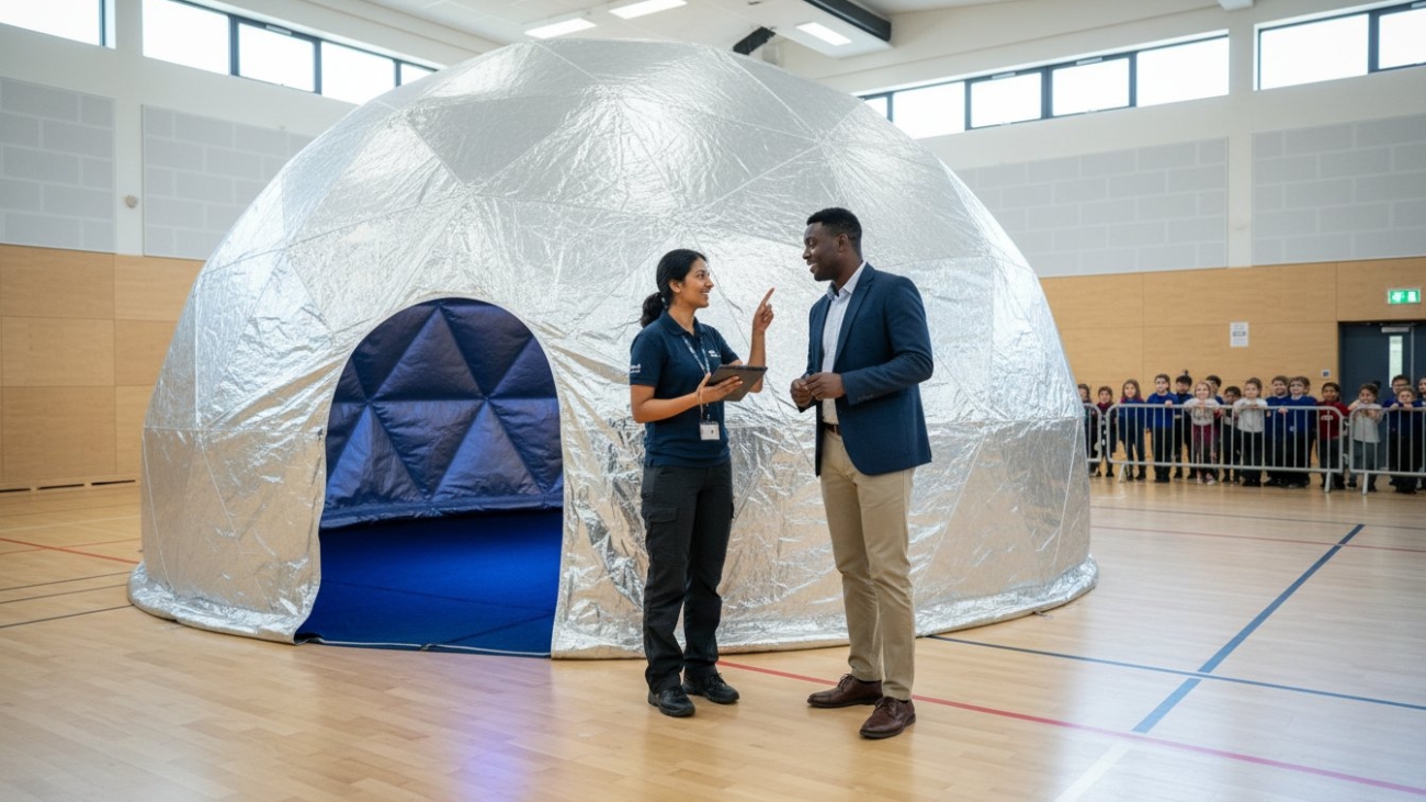 How Much Space Does a Mobile Planetarium Need? The Ultimate Venue Guide for 2026 - Hero Image