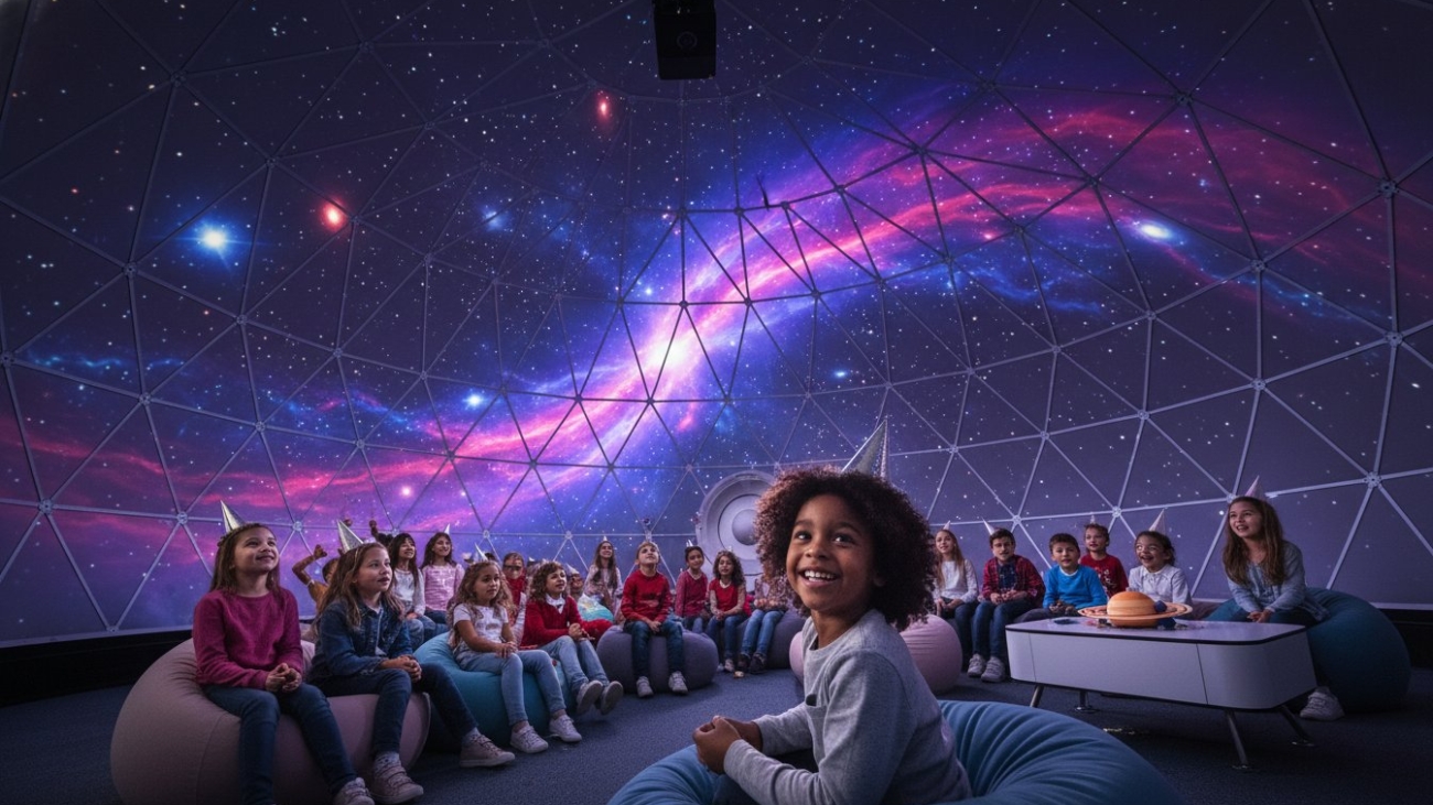Birthday Parties and Celebrations with Planetariums and Live Performances: The Ultimate Immersive Guide - Hero Image